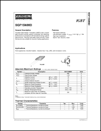 SGF15N90D datasheet: IGBT SGF15N90D