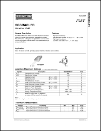 SGS6N60UFD datasheet: Ultra-Fast IGBT SGS6N60UFD