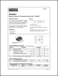 SI3446DV datasheet: Single N-Channel, 2.5V Specified PowerTrench MOSFET SI3446DV