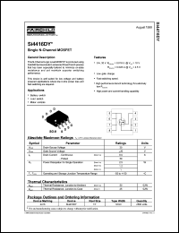 SI4416DY datasheet: Single N-Channel MOSFET SI4416DY