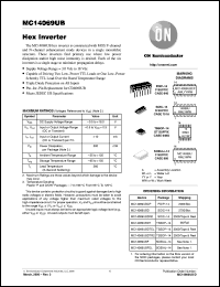 MC14069UBCP datasheet: Hex Inverter MC14069UBCP