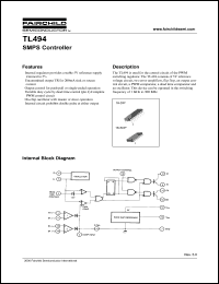 TL494 datasheet: SMPS Controller TL494