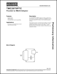 TMC2070P7C datasheet: Parallel to RBUS Adapter TMC2070P7C