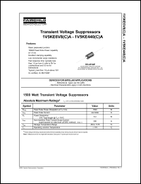 1V5KE110CA datasheet: Transient Voltage Suppressors 1V5KE110CA