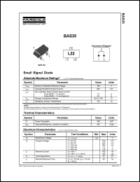 BAS35 datasheet: Small Signal Diode BAS35