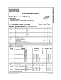 BD680A datasheet: PNP Epitaxial Silicon Transistor BD680A