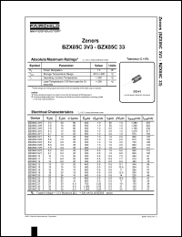 BZX85C20 datasheet: Zeners BZX85C20