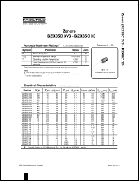 BZX85C3V9 datasheet: Zeners BZX85C3V9