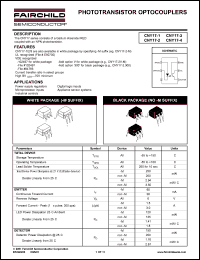 CNY17-2 datasheet: PHOTOTRANSISTOR OPTOCOUPLERS CNY17-2