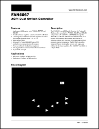 FAN5067 datasheet: ACPI Dual Switch Controller FAN5067
