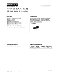 FAN8902 datasheet: DC FAN Motor Controller FAN8902