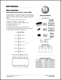 MC74HC04AF datasheet: Hex Inverter MC74HC04AF