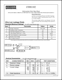 FJH1102 datasheet: Ultra Low Leakage Diode FJH1102