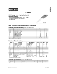 FJL6820 datasheet: High Voltage Color Display Horizontal Deflection Output FJL6820