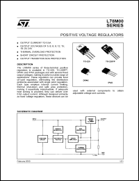 L78M10CDT-1 datasheet: POSITIVE VOLTAGE REGULATORS L78M10CDT-1