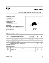 SM2T18A datasheet: TRANSIENT VOLTAGE SUPPRESSOR: TRANSIL SM2T18A