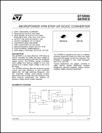 ST5R25M datasheet: MICROPOWER VFM STPE-UP DC/DC CONVERTER ST5R25M