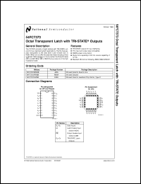 5962-8764401RA datasheet:  Octal Transparent Latch with TRI-STATE Outputs 5962-8764401RA