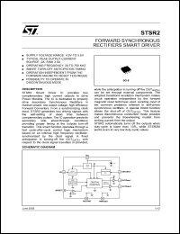 STSR2CD-TR datasheet: FORWARD SYNCHRONOUS RECTIFIERS SMART DRIVER STSR2CD-TR