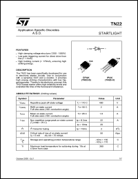 TN22-1500H datasheet: STARTLIGHT TN22-1500H