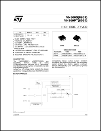 VN800PT-8961 datasheet: HIGH SIDE DRIVER VN800PT-8961
