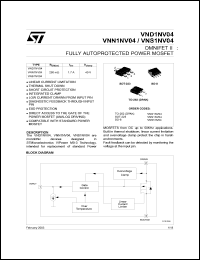 VNS1NV04 datasheet: 