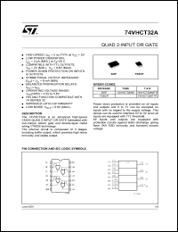 74VHCT32AMTR datasheet: QUAD 2-INPUT OR GATE 74VHCT32AMTR