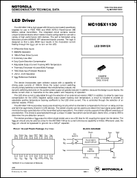 MC10SX1130DR2 datasheet: LED Driver MC10SX1130DR2