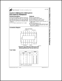 JD54LS151B2A datasheet: 1-of-8 Line Data Selector/Multiplexer with Complementary Outputs JD54LS151B2A