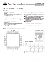 WF8M32-100G4DC5 datasheet: 100ns; 5V power supply; 8M x 32 flash module WF8M32-100G4DC5