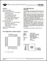 EDI8L3265C15AC datasheet: 15ns; 5V power supply; 64K x 32 CMOS high speed static RAM EDI8L3265C15AC