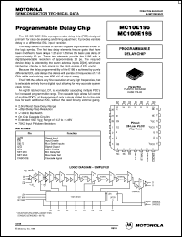 MC100E195FNR2 datasheet: Programmable Delay Chip MC100E195FNR2