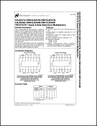 JD54LS257SEA datasheet: Quad TRI-STATE 2-to-1 Line Data Selector/Multiplexer JD54LS257SEA