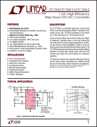 LTC1265CS-5 datasheet: 1.2A, high efficiency step-down DC/DC converter, output 5V LTC1265CS-5