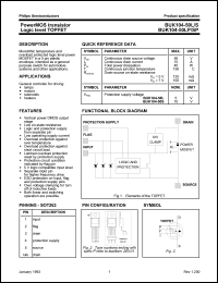 BUK104-50S datasheet: PowerMOS transistor. Logic level TOPFET. BUK104-50S