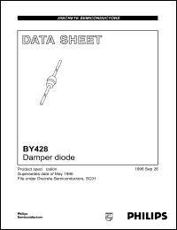 BY428 datasheet: Damper diode. BY428