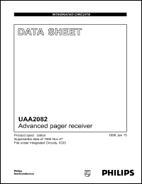 UAA2082U datasheet: Advanced pager receiver. UAA2082U