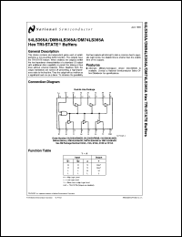 JD54LS365B2A datasheet: Hex TRI-STATE Buffer/Bus Driver JD54LS365B2A