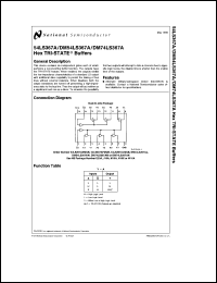 JM38510/32203SE datasheet: Hex TRI-STATE Buffer/Bus Driver JM38510/32203SE