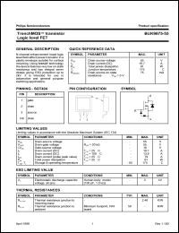 BUK9675-55 datasheet: TrenchMOS transistor. Logic level FET. BUK9675-55