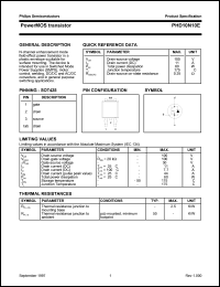 PHD10N10E datasheet: PowerMOS transistor PHD10N10E