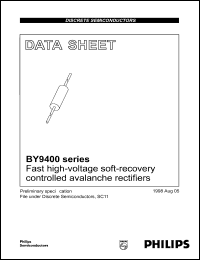 BY9416 datasheet: Fast high-voltage soft-recovery controlled avalanche rectifier BY9416