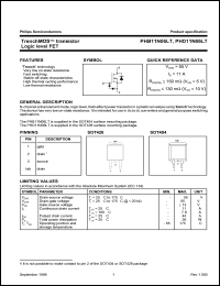 PHB11N06LT datasheet: TrenchMOS transistor. Logic level FET. PHB11N06LT