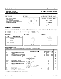 BY329F-1200 datasheet: Rectifier diode fast, soft-recovery. BY329F-1200