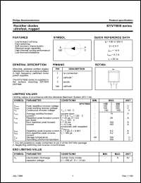 BYV79EB-150 datasheet: Rectifier diode ultrafast, rugged. BYV79EB-150