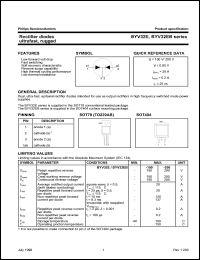BYV32EB-200 datasheet: Rectifier diode ultrafast, rugged. BYV32EB-200