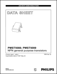 PMST5088 datasheet: NPN general purpose transistor. PMST5088