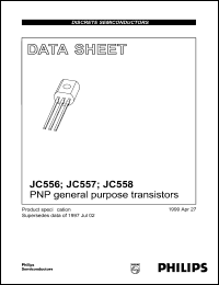 JC556 datasheet: PNP general purpose transistor. JC556