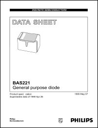 BAS221 datasheet: General purpose diode. BAS221