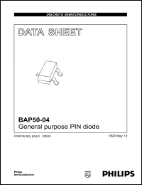 BAP50-04 datasheet: General purpose PIN diode. BAP50-04